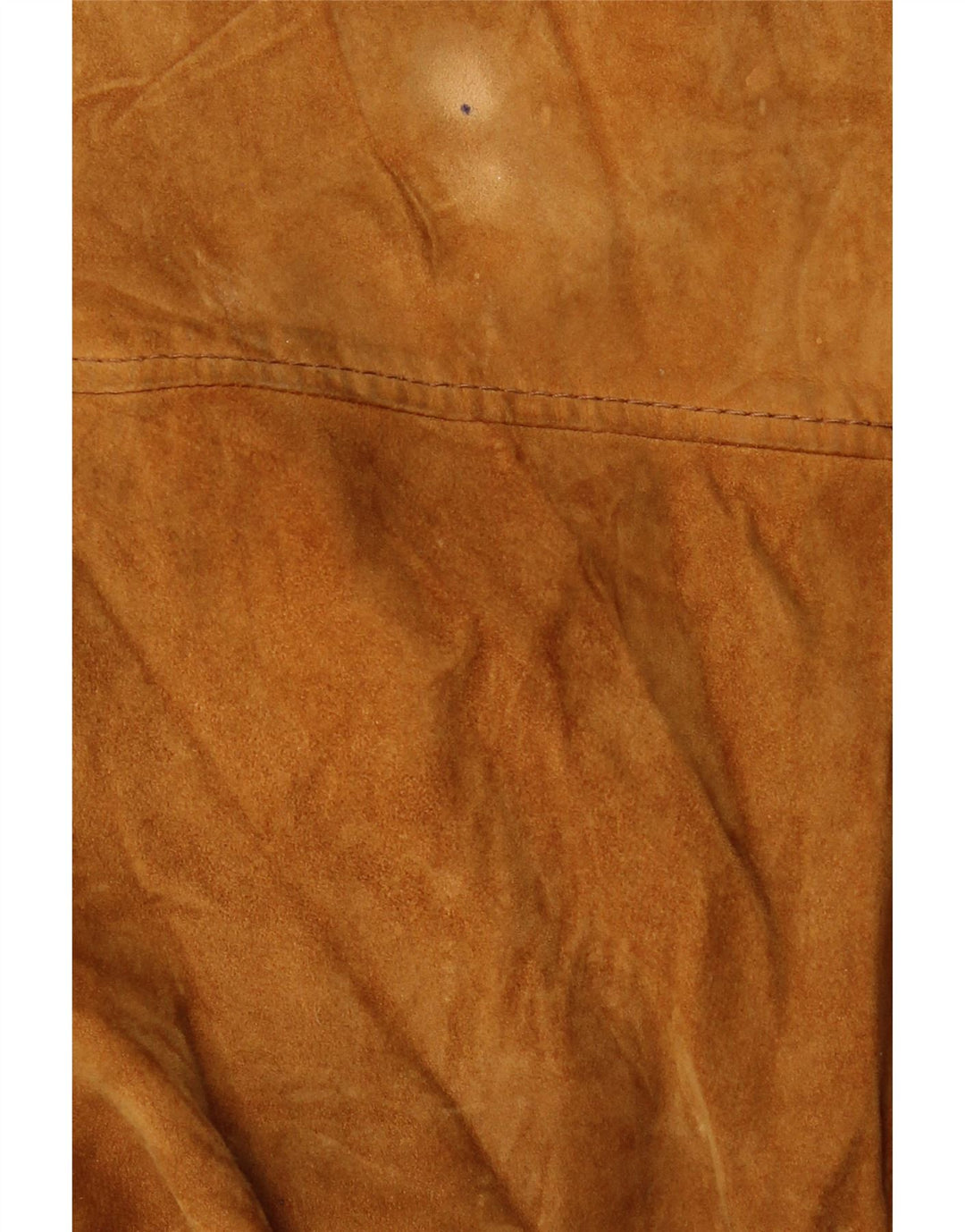 VINTAGE Mens Suede Bomber Jacket UK 38 Medium Beige