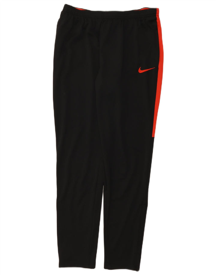 Nike Mens Dri Fit Tracksuit Trousers Large Black Colourblock Polyester