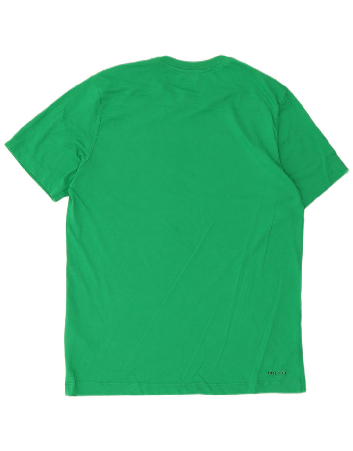 Jordan Mens T-Shirt Top Medium Green Cotton