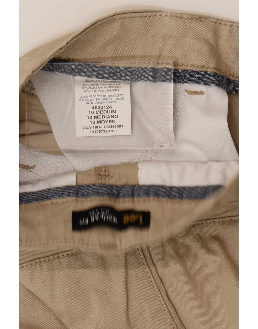 Lee Womens Mid Rise Regular Fit Windbreaker Jacket US 10 Large W30 Beige