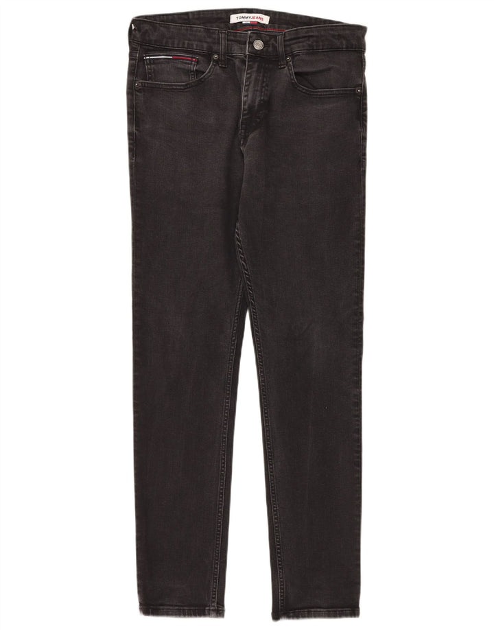 TOMMY HILFIGER Mens Austin Slim Jeans  W32 L32 Black Cotton