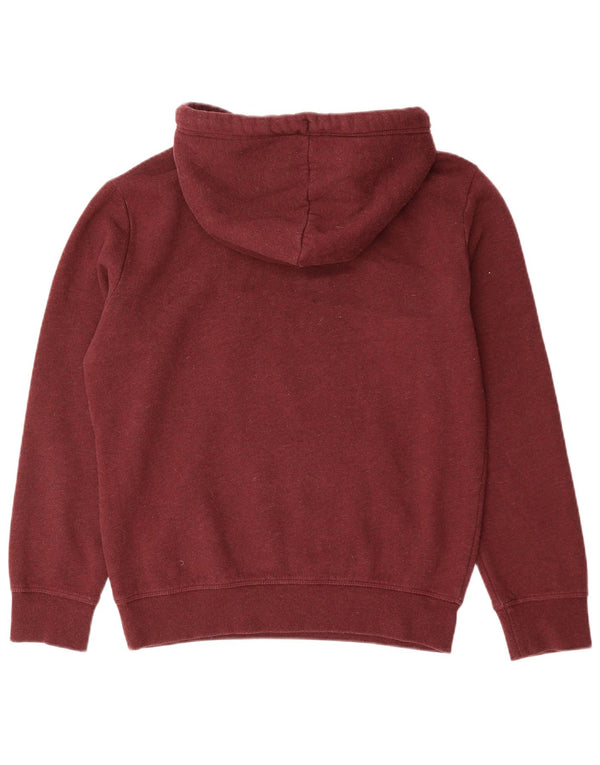 Superdry Mens Hoodie Jumper Medium Burgundy Cotton