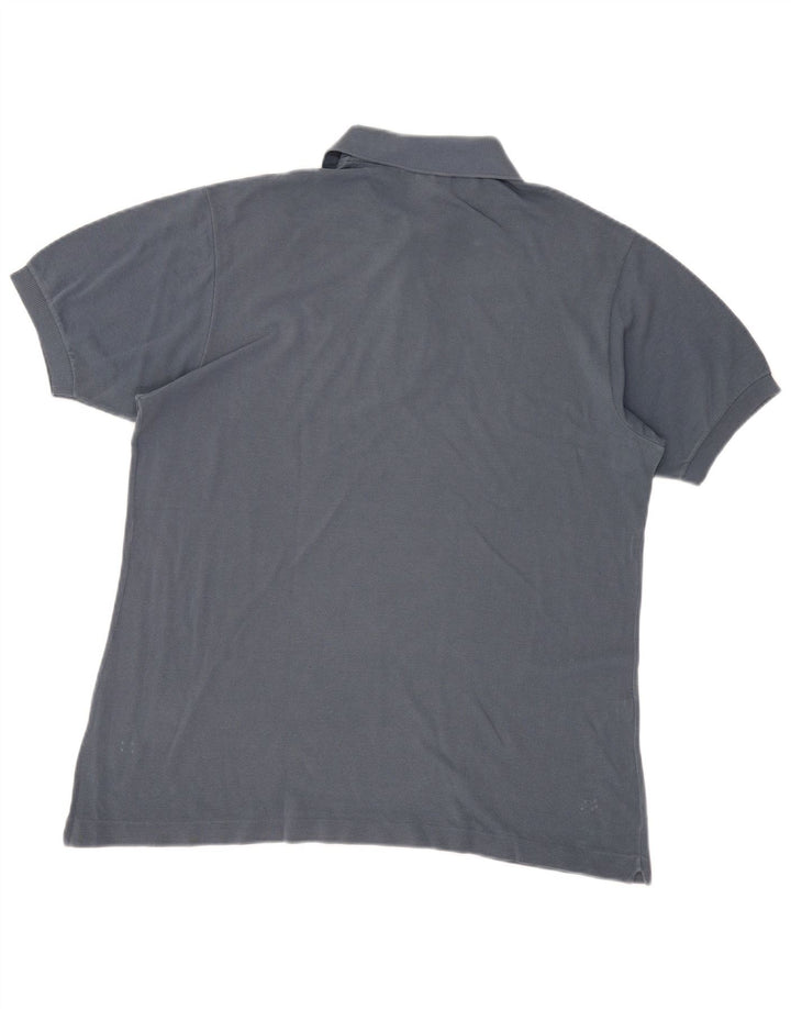 Lacoste Mens Polo Shirt Size 6 XL Navy Blue Cotton