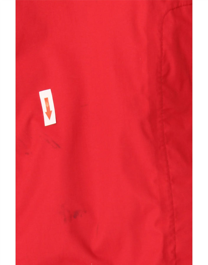 Jack Wolfskin Mens Rain Jacket UK 48 2XL Red Colourblock Polyamide
