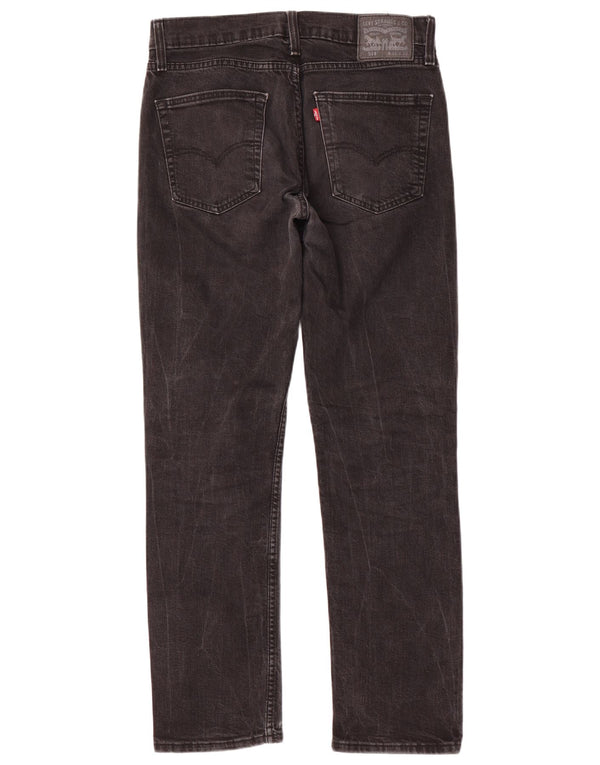 Levi's Mens 514 Straight Jeans W31 L32 Black Cotton