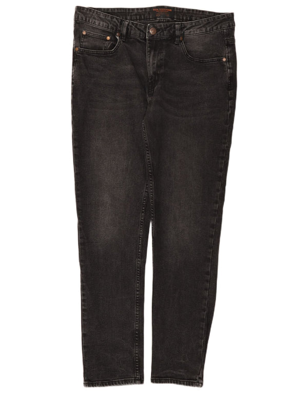 Ben Sherman Mens Brighton  Slim Jeans W36 L32 Black Cotton