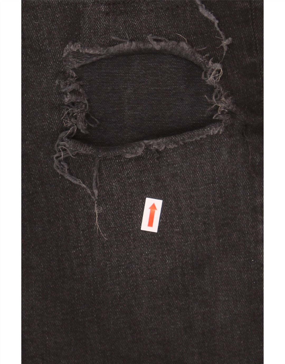 ZARA Womens Distressed Slim Jeans W34 L29  Black Cotton Vintage Zara and Second-Hand Zara from Messina Hembry 