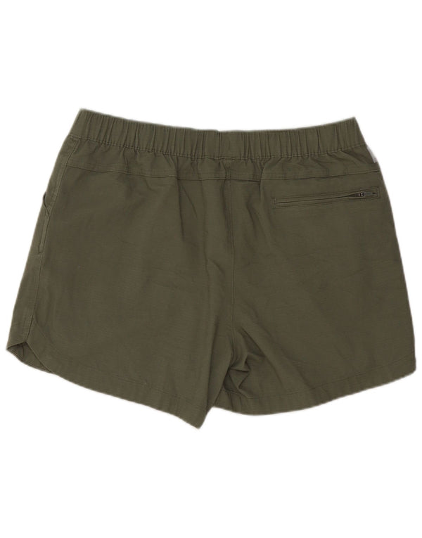 Carhartt Womens Relaxed Fit Shorts US 12/14 Large W34 Khaki Cotton