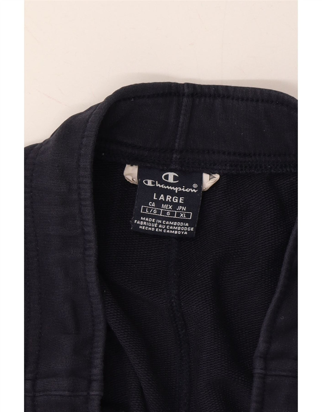 CHAMPION Mens Tracksuit Trousers Joggers Large Navy Blue Vintage Champion and Second-Hand Champion from Messina Hembry 