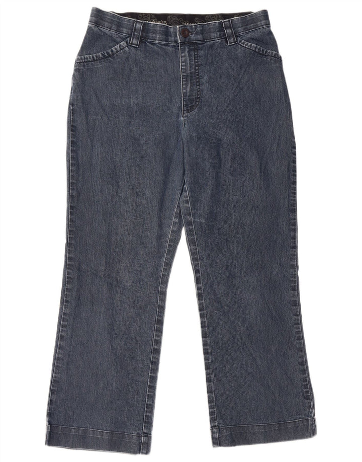 LEE Womens Greensboro Comfort Fit Straight Jeans W32 L26 Blue Cotton