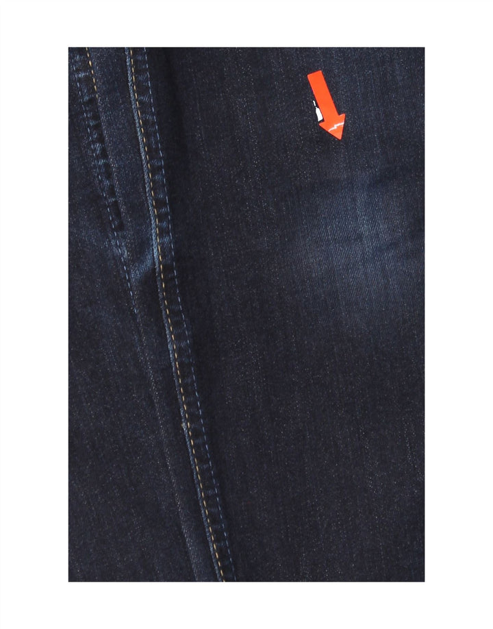 HENRY COTTONS Womens Slim Jeans W30 L28 Navy Blue Vintage Henry Cottons and Second-Hand Henry Cottons from Messina Hembry 