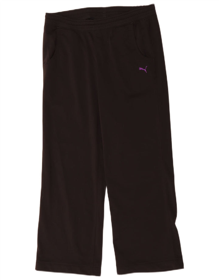 Puma Womens Tracksuit Trousers UK 12 Medium  Black Polyester