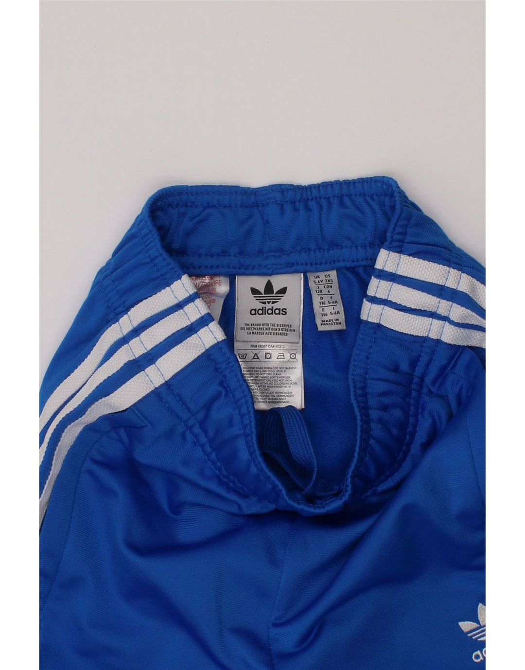 Adidas Boys Joggers Tracksuit Trousers 5-6 Years  Blue Polyester