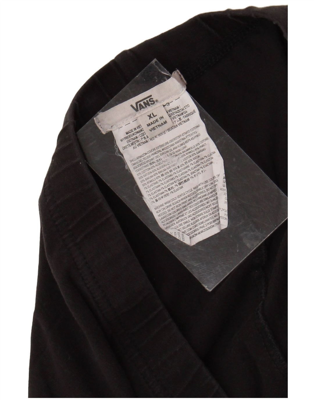 VANS Womens Graphic Leggings UK 18 XL  Black Cotton