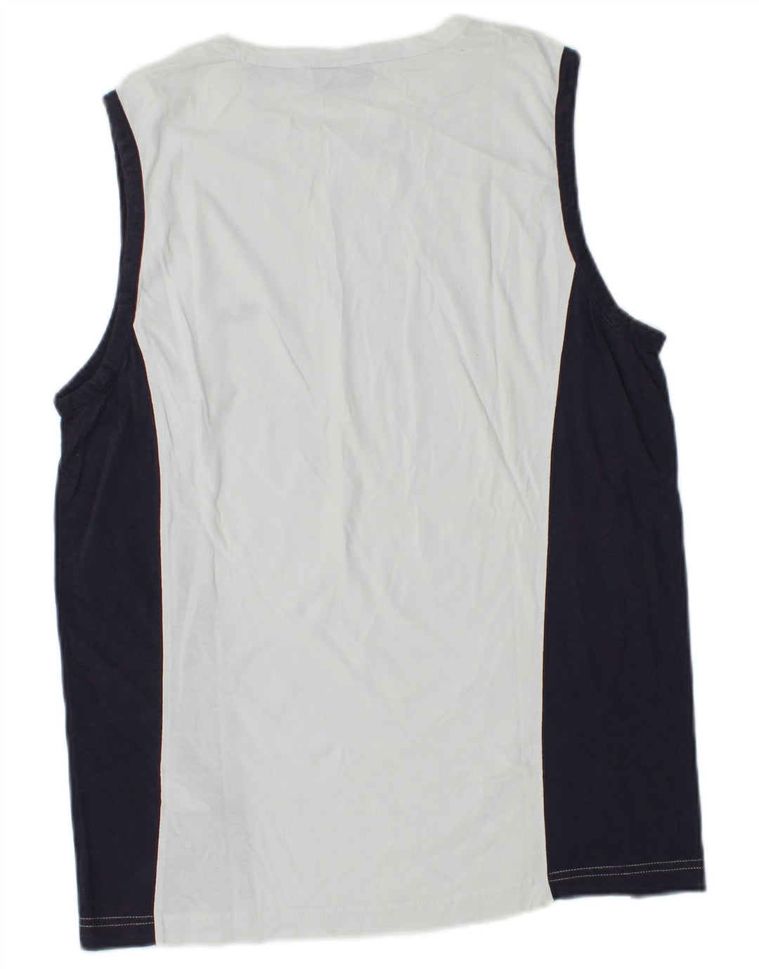 Fila Mens Vest Top Small White Colourblock