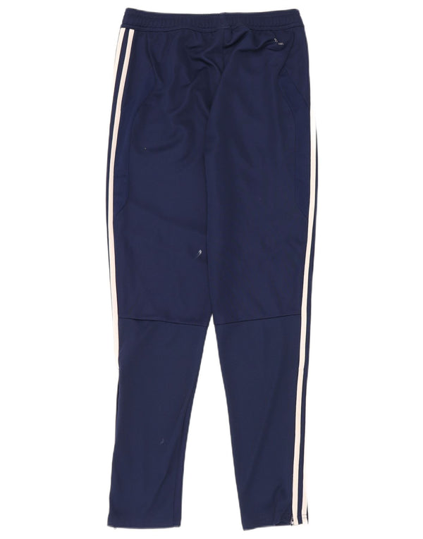 Adidas Boys Climacool Tracksuit Trousers Joggers 13-14 Years Navy Blue