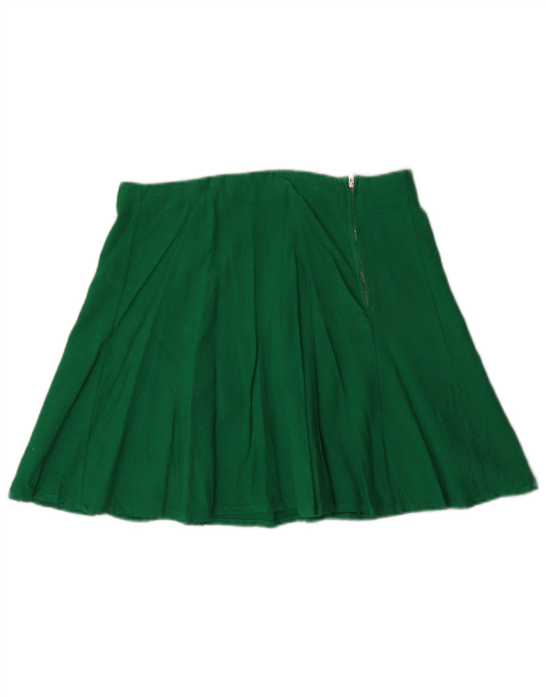 Zara Womens Mini Skirt XS W24  Green Linen