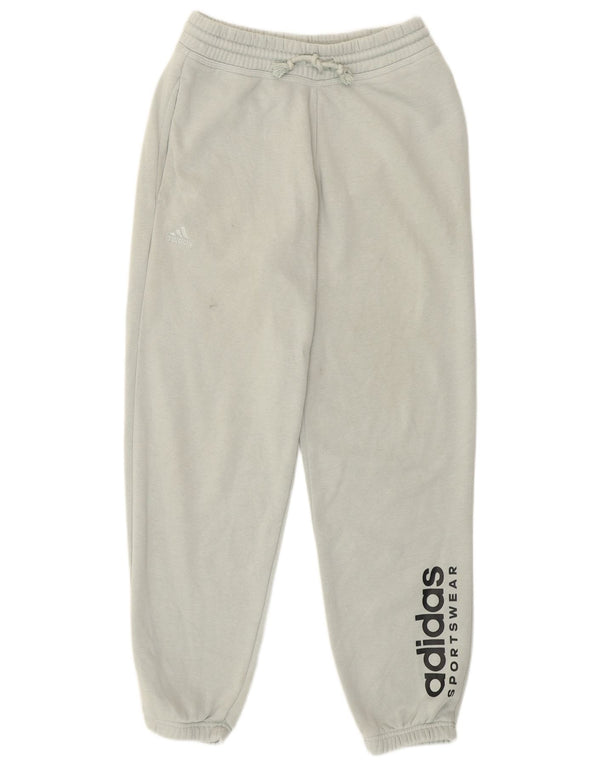 Adidas Mens Graphic Tracksuit Trousers Joggers UK 10 Small  Blue Cotton