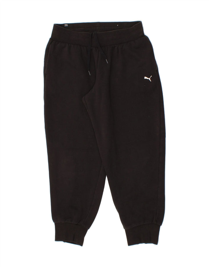 PUMA Mens Tracksuit Trousers Joggers Medium Black Cotton Vintage Puma and Second-Hand Puma from Messina Hembry 