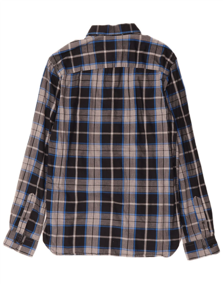 Jack & Jones Mens Flannel Shirt Medium Multicoloured Check Cotton