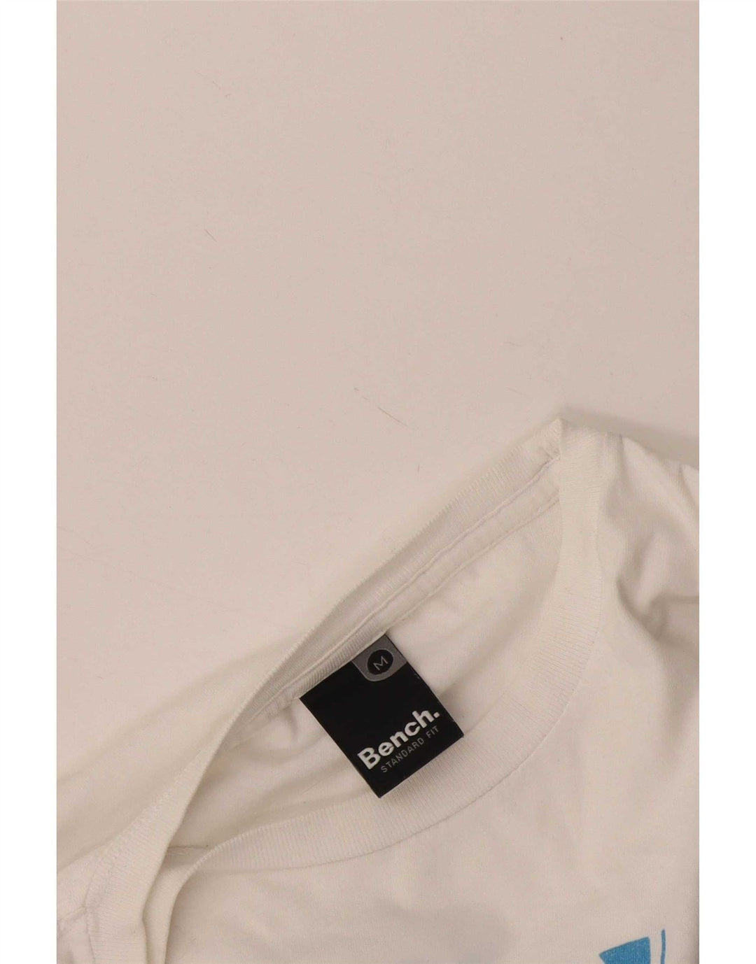 Bench Mens Graphic T-Shirt Top Medium White