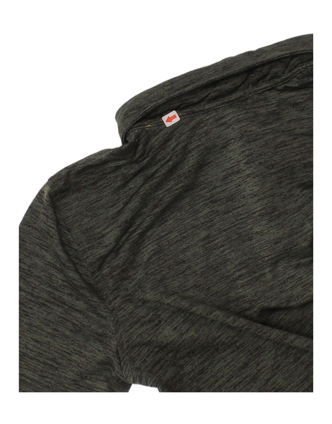 Puma Boys Polo Shirt 7-8 Years Small Green Flecked Polyester