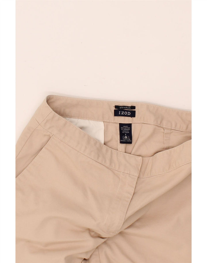 IZOD Womens Chino Shorts US 6 Medium W28  Beige Cotton Vintage Izod and Second-Hand Izod from Messina Hembry 