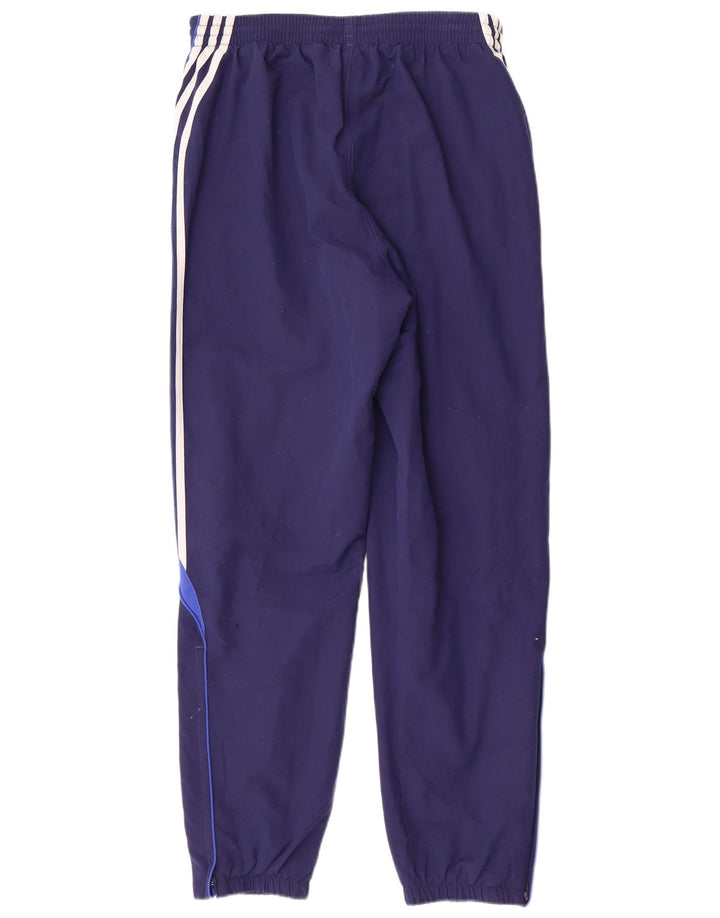 ADIDAS Mens Graphic Tracksuit Trousers Joggers UK 42/44 Large Navy Blue
