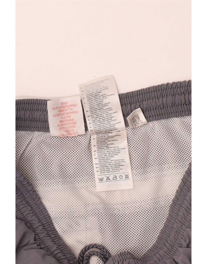 Adidas Boys Swimming Shorts 15-16 Years Grey Colourblock Polyester
