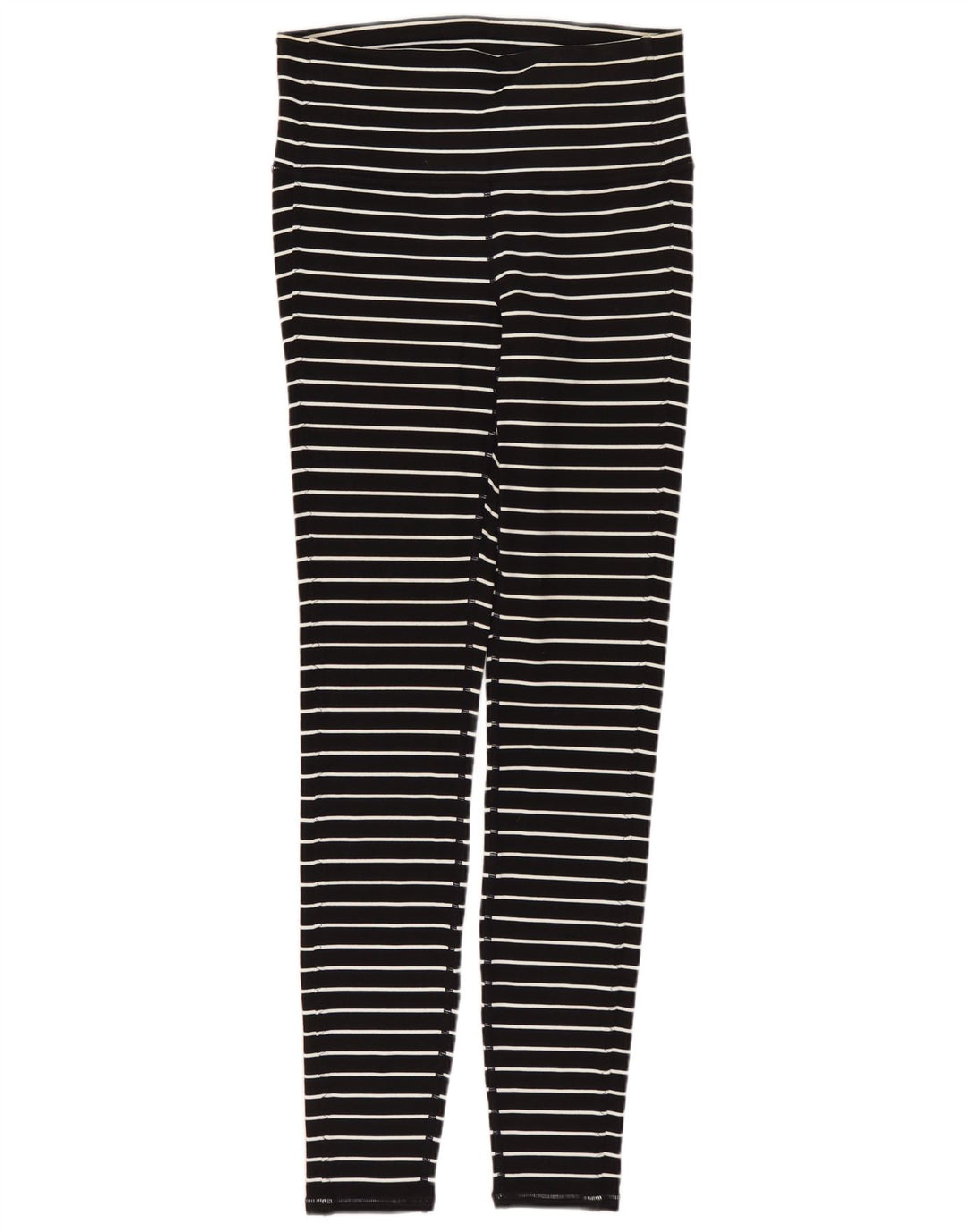 ATHLETA Womens Leggings UK 6 XS  Black Striped Nylon