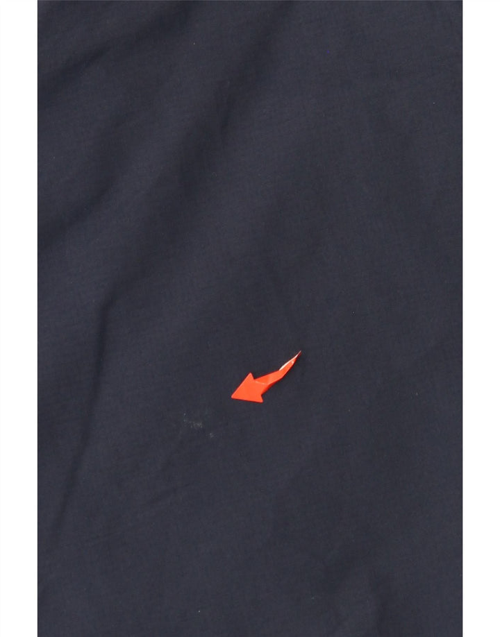 SUPERDRY Mens Hooded Windbreaker Jacket UK 38 Medium Navy Blue Polyester