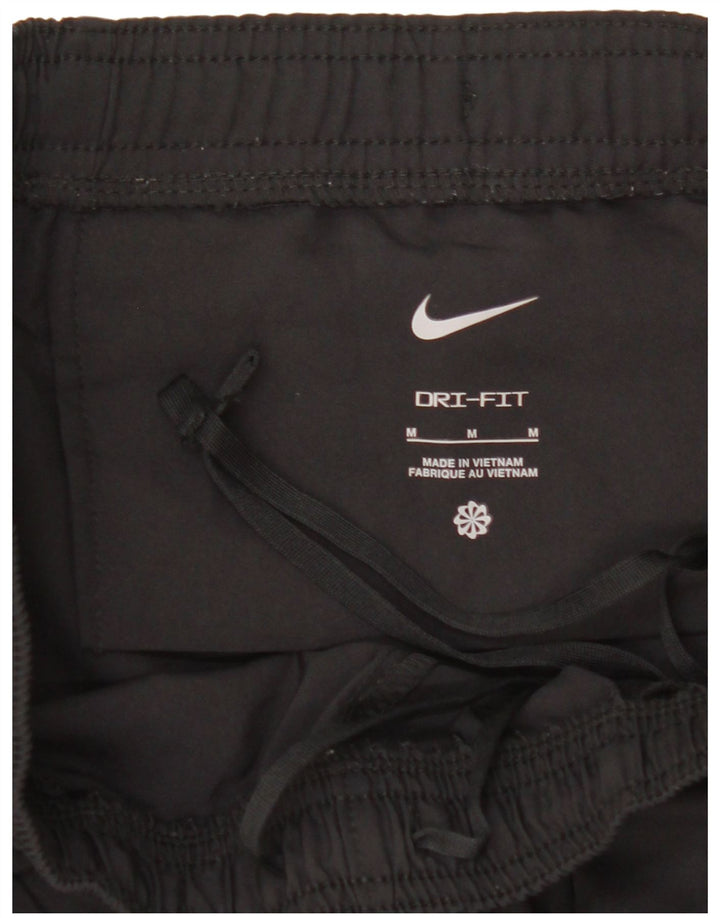 Nike Mens Dri Fit Graphic Tracksuit Trousers Medium Black Geometric