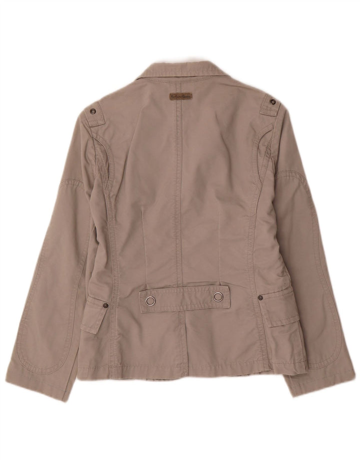 Marlboro Classics Womens Utility Jacket EU 36 Small Beige Cotton
