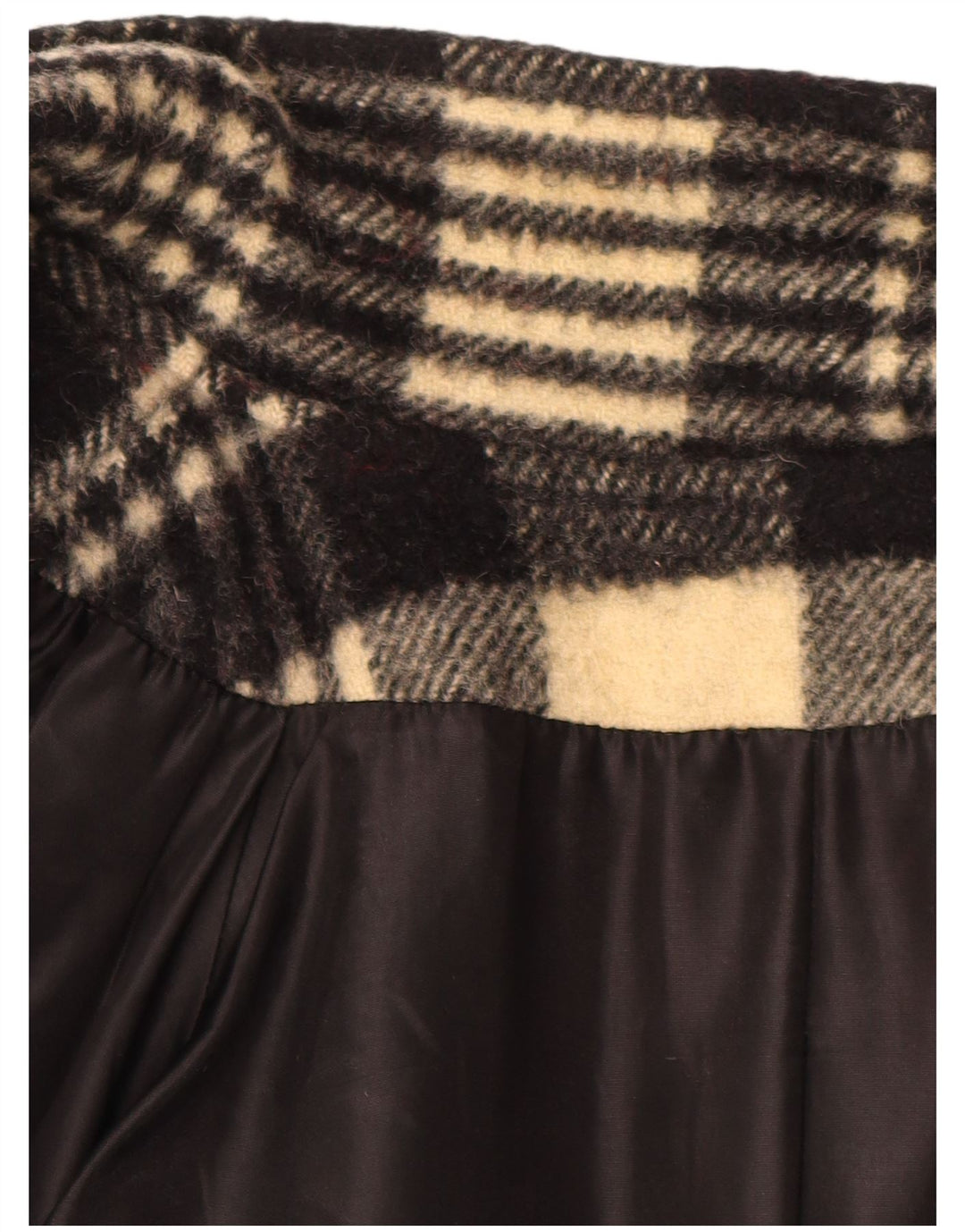 Vintage Womens 2 Button Blazer Jacket UK 20 2XL Black Check