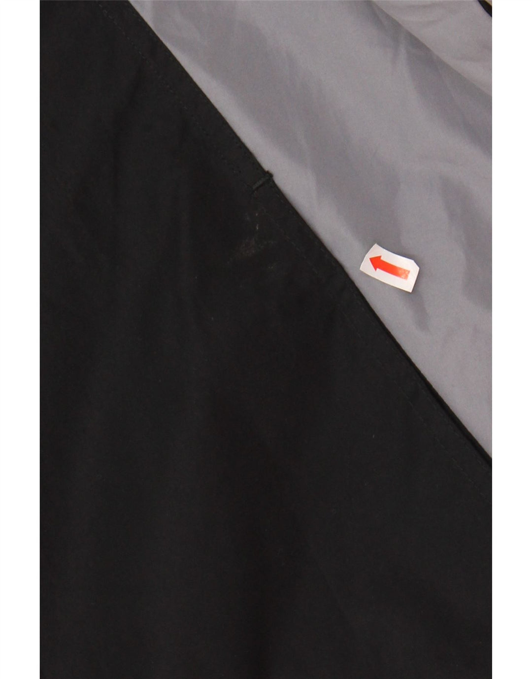 FILA Mens Tracksuit Top Jacket Medium Black Colourblock Polyester