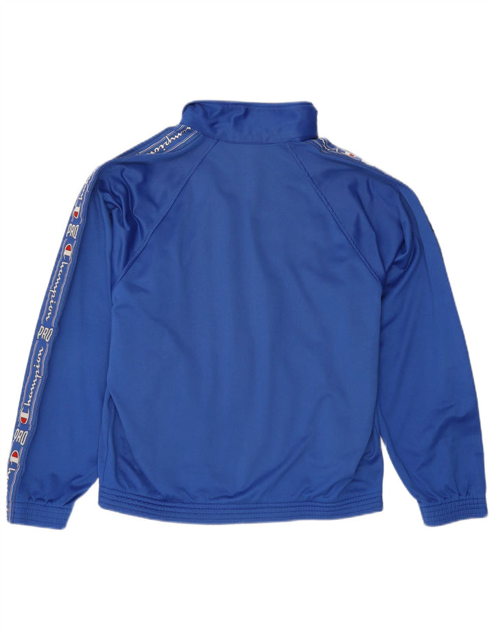 Champion Mens Graphic Tracksuit Top Jacket Medium Blue Colourblock
