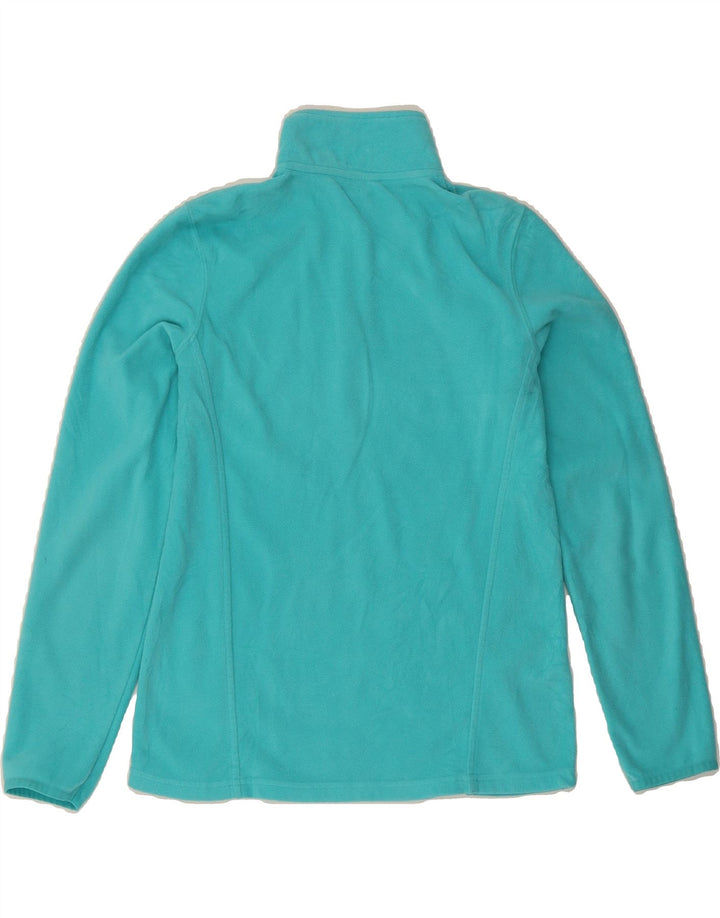 EDDIE BAUER Womens Fleece Jumper UK 6 XS Blue Polyester Vintage Eddie Bauer and Second-Hand Eddie Bauer from Messina Hembry 