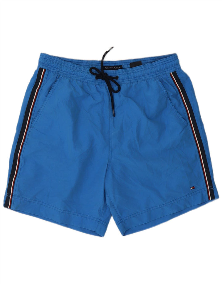 Tommy Hilfiger Mens Swimming Shorts Large  Blue Polyester