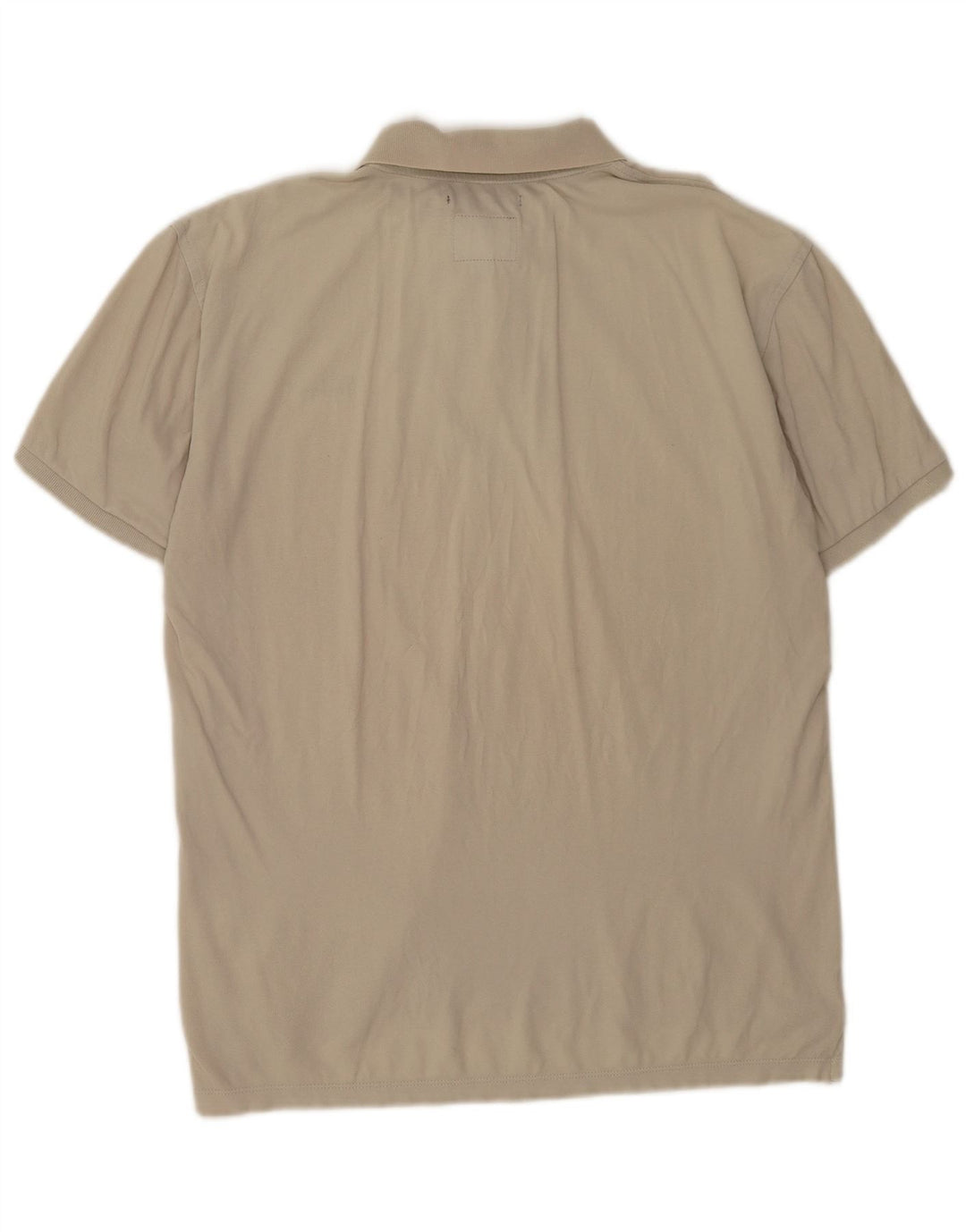 Woolrich Mens Regular Fit Polo Shirt Medium Beige Cotton