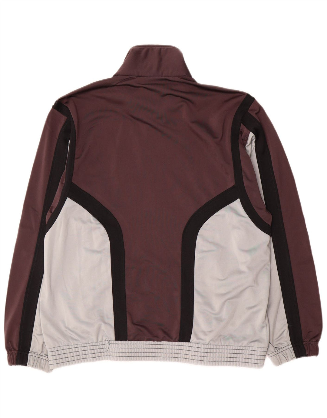 Sergio Tacchini Mens Tracksuit Top Jacket IT 46 Small Brown Colourblock