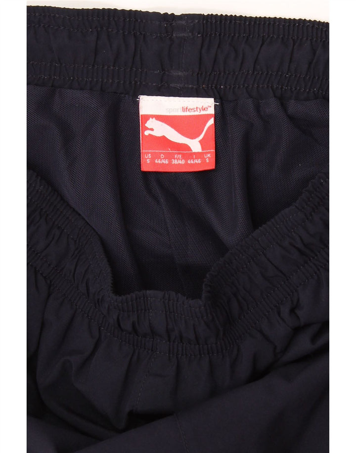PUMA Mens Tracksuit Trousers Small  Navy Blue Polyester Vintage Puma and Second-Hand Puma from Messina Hembry 