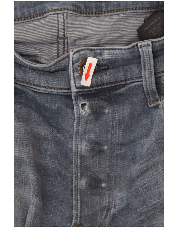 G-Star Mens Slim Jeans W34 L30 Blue Polyester