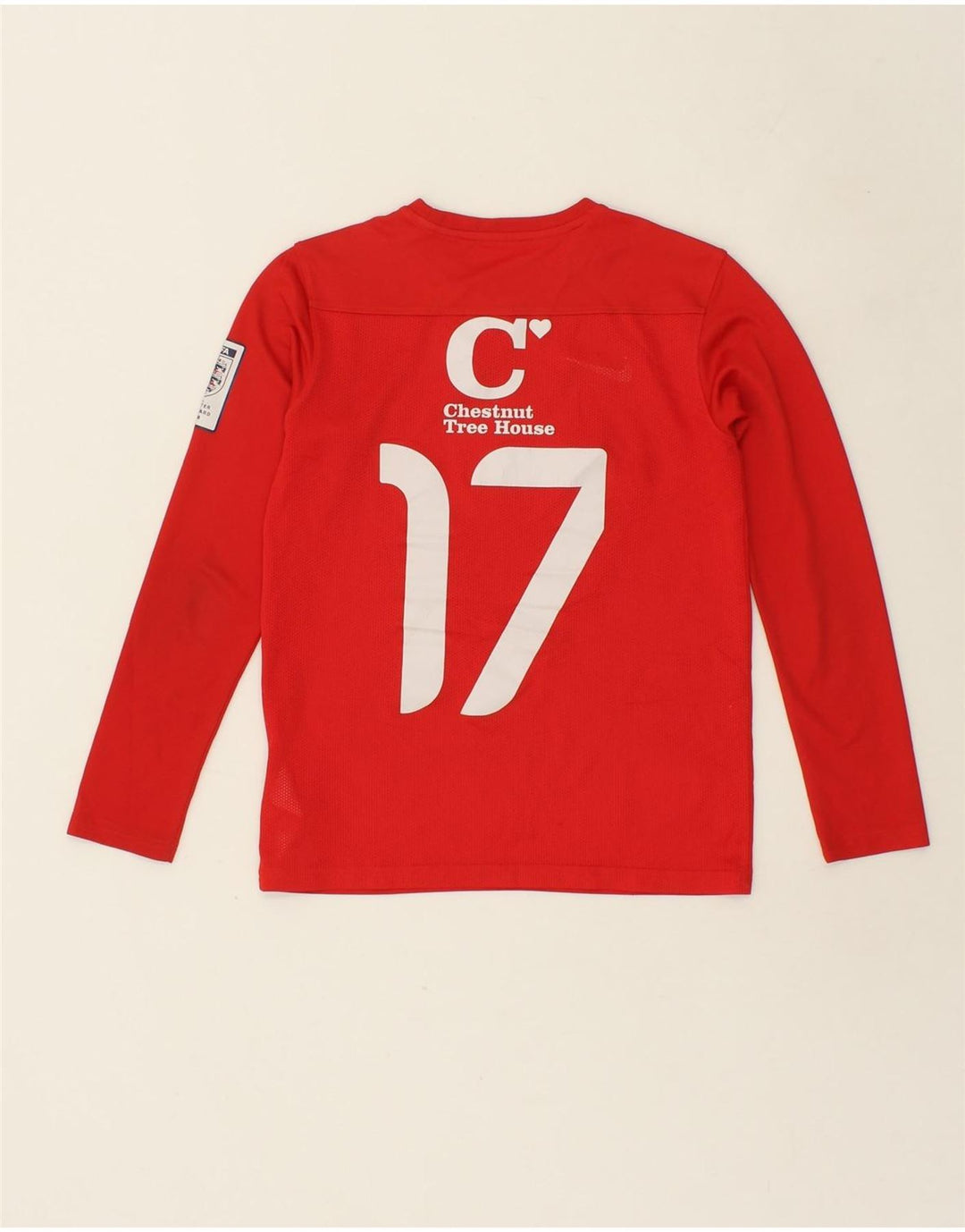 NIKE Boys Dri Fit Graphic Top Long Sleeve 10-11 Years Medium  Red Vintage Nike and Second-Hand Nike from Messina Hembry 