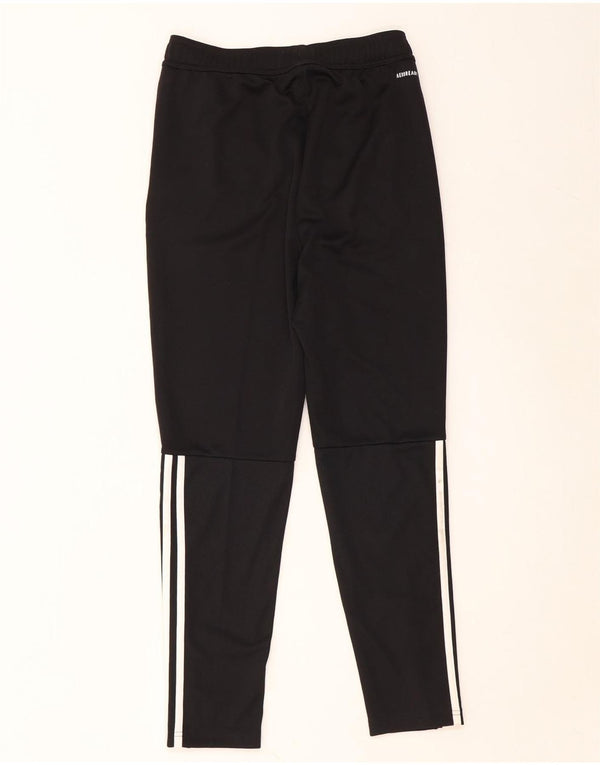 ADIDAS Boys Aeroready Tracksuit Trousers 13-14 Years  Black Polyester