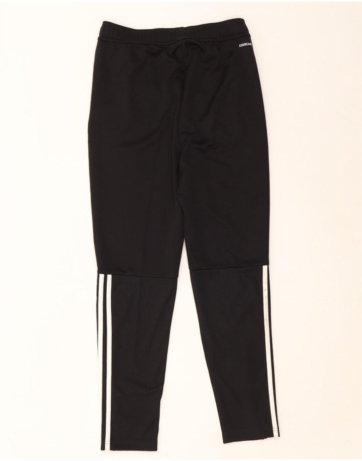 ADIDAS Boys Aeroready Tracksuit Trousers 13-14 Years  Black Polyester