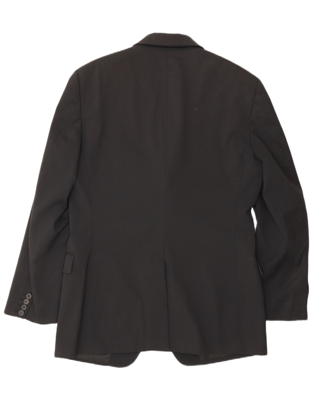 PRADA Mens 3 Button 2 Piece Suit IT 52 XL W34 L30 Black Classic