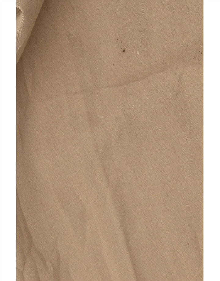 Zara Womens Straight Suit Trousers Medium W28 L27 Beige Polyester