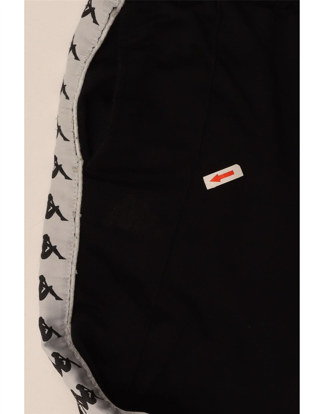 KAPPA Womens Graphic Tracksuit Trousers UK 8 Small Black Colourblock