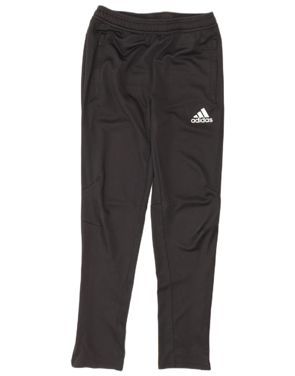 Adidas Boys Climacool Tracksuit Trousers 13-14 Years Black Polyester