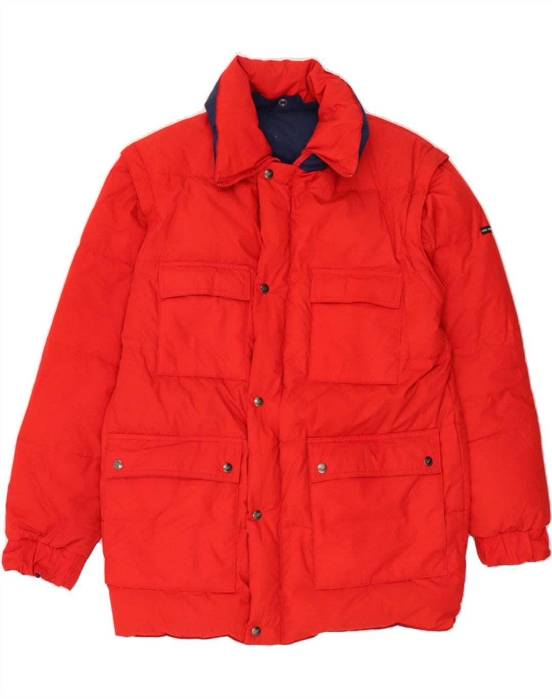 VINTAGE Mens Reversible Padded Jacket UK 40 Large Red Vintage Vintage and Second-Hand Vintage from Messina Hembry 